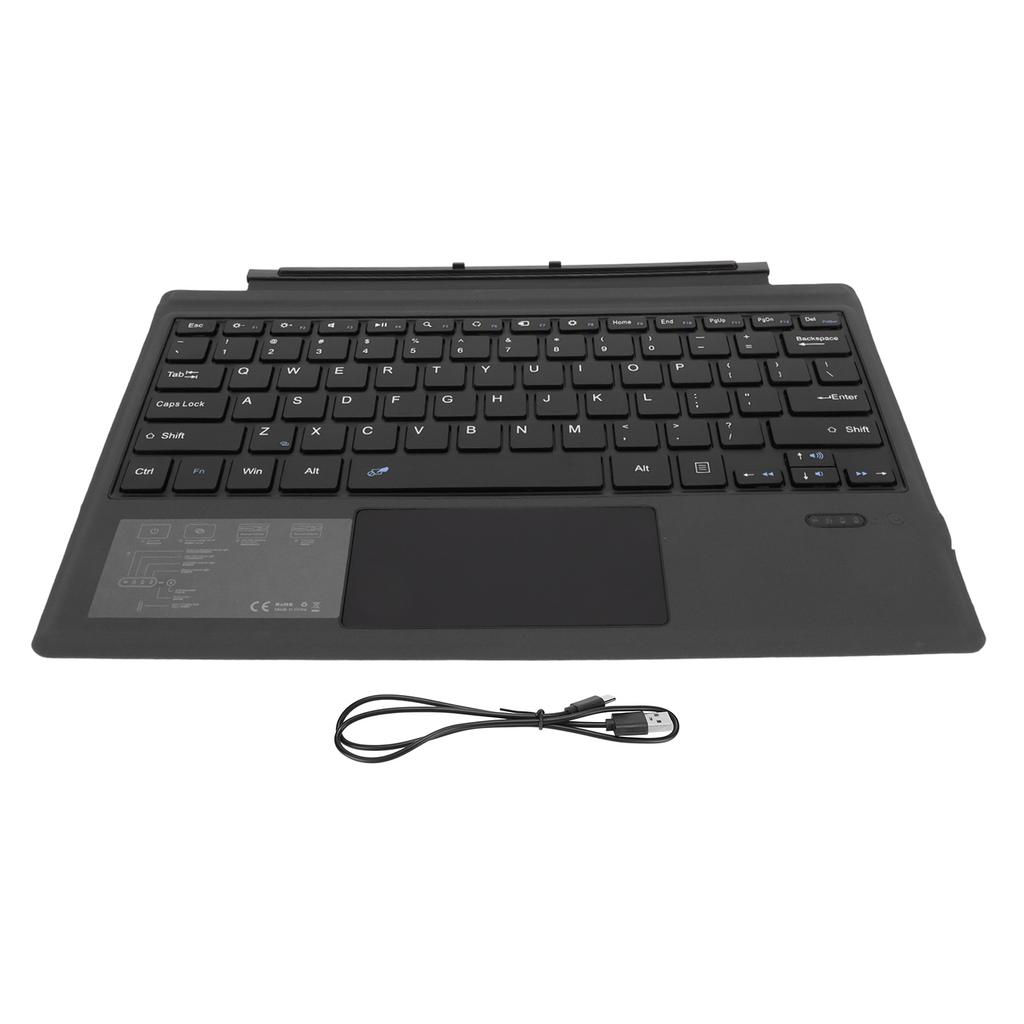Wireless Bluetooth Keyboard with Touchpad for Pro 7+ Pro 7 Pro 6 Pro 5 Pro 4 Pro 3 33ft Wireless Distance Black Keyboard