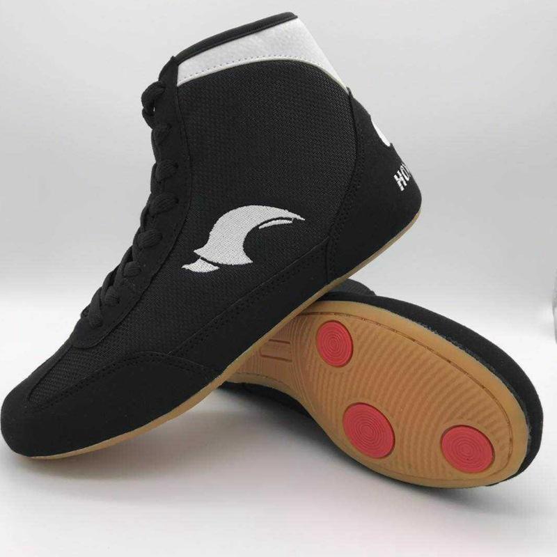 Small Size 28-46 Kid Adult Freestyle Wrestling Shoes Fighting Sambo Boots Mid Cut Comfort Matching Training Boots