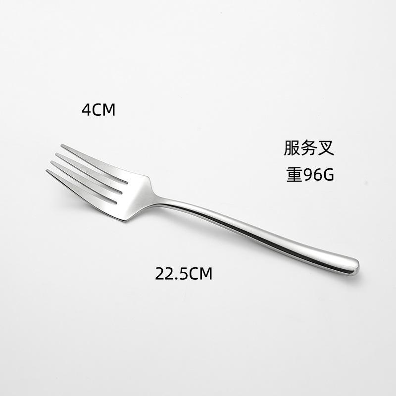 Moonlight series stainless steel knife, fork and spoon set, titanium-plated coffee spoon, western food steak knife, fork tableware, gifts