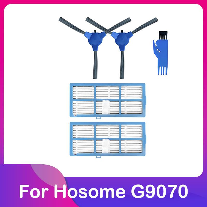 Compatible For Hosome G9070 Robot Vacuum Cleaner Replacement Spare Parts Main Side Brush Hepa Filter Mop Rag Wipe Accessories