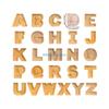 For Creative Nordic Wooden Letter Coin Simple Storage for Tank DIY Kids Money Saving Jar D57B