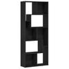 Bookshelf Black Oak Look 67 x 24 x 161 cm Engineered Wood