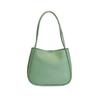 Anti-splash Water Solid Color Handbag Elegant French Underarm Bag Shopping Soft PU Tote Bag  Party