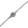 TIFFANY&Co. By the yard Bracelet Top width 0.2" Pt950Platinum/diamond 1.2g Women Used