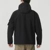 New Balance SS25 Clean Solid Color Minimalist Style Large Pocket Practical Hooded Jacket Men's Black AMJ51325-BK