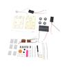 DIY Solar Model Car Kits Wooden Wireless Remote Control Car Educational Science Building Kits for Kids Type A