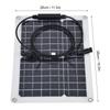 2 Pack 15W Flexible Monocrystalline Solar Panels, Portable   with 18V Output for Off-grid Charging of  , Boat