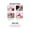 24pcs Black Almond Shaped False Nails, Decorated With 3D Bowknot And Simulation Pearl Press-On Nails, Manicure Supplies