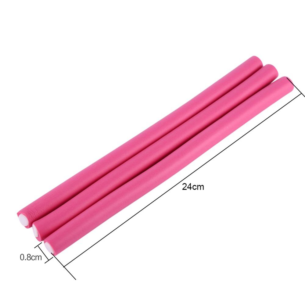 10Pcs/Set Flexi Rods Soft Hair Rollers Soft Foam Heatless Curler Rollers Salon Use
