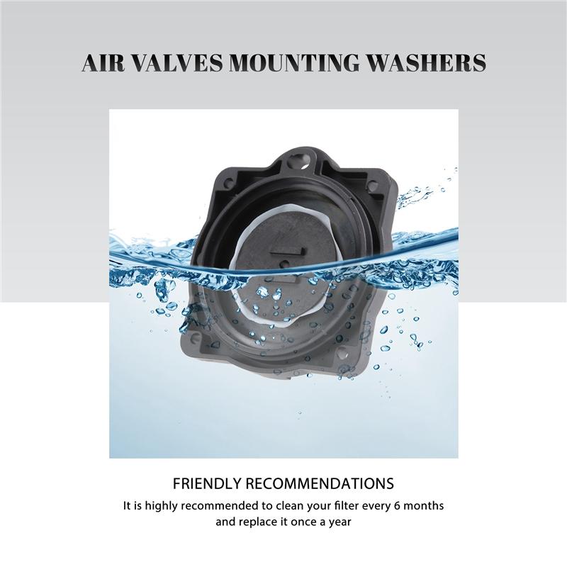 A55F-For Hiblow Hp-80/Hp-60 Air Pump Diaphragm Rebuild Repair Kit Air Valves Mounting Washers 80PC000042P Diaphragm Filters чёрный
