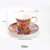 Tazze da caffè stile retrò lusso leggero Set da tè in ceramica per il tè pomeridiano domestico Tazza da caffè e piattini squisiti di fascia alta Regali