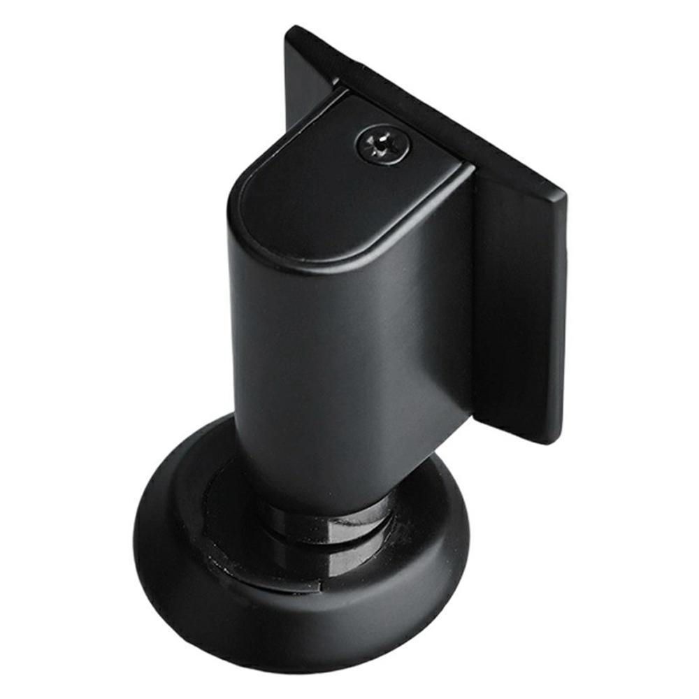 No-Drill Invisible Door Stopper Dual Magnetic Strong Hold Windproof Mute Cushioning Silicone Pad Anti-Collision