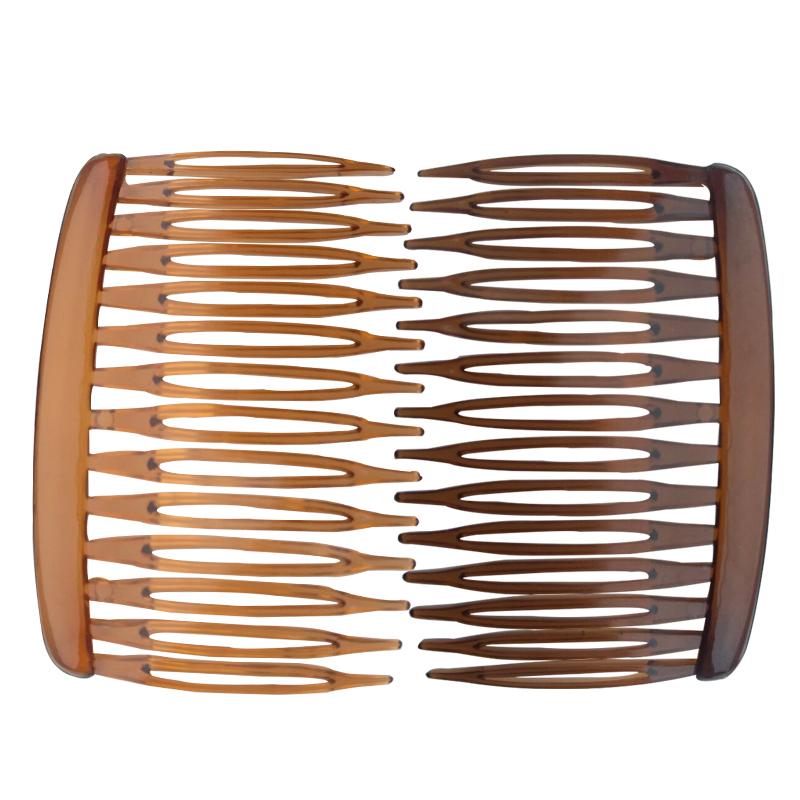 4Pcs French 14 Teeth Hair Comb Hair Accessories Straight Teeth Hair Clip Hair Side Comb Bridal Wedding Veil Comb Retro Effect