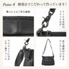 Echte Leder Umhängetasche für Crossbody Leder Ariel Schwarz [Unser Favorit] Damen, Tasche, Handtasche, 2-Wege, (Schwarze Hardware)