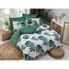 Bedding Set - 1 Duvet Cover 220 X 240 Cm + 2 Pillowcases 60 X 60 Cm - 65% Cotton, 35% Polyester - Green