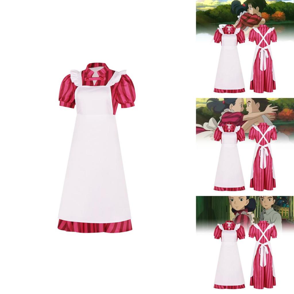 Stylish Canglu Cosplay Outfit For Boys And Girls Includes Dress And Apron In Trendy Colors