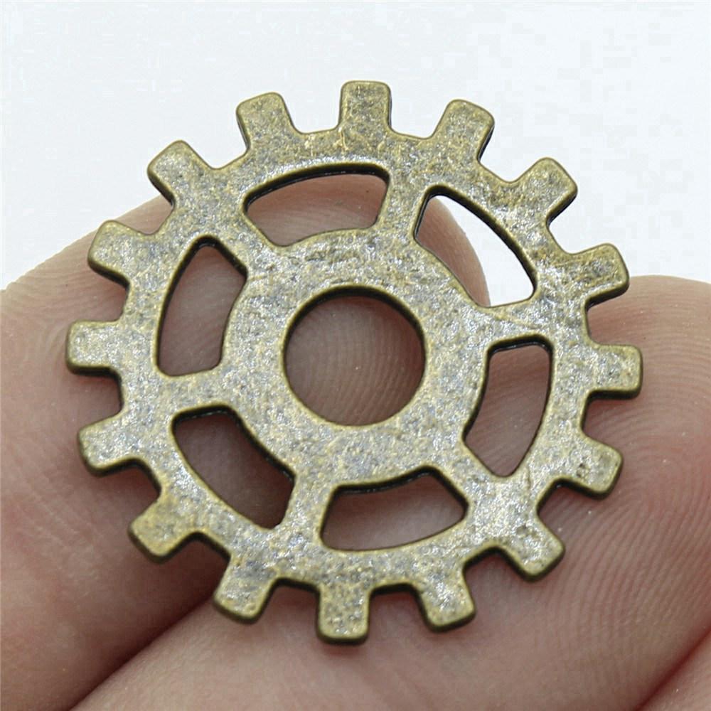 Charms Zahnrad Steampunk Cyberpunk Anhänger Vintage Schmuckzubehör QC060