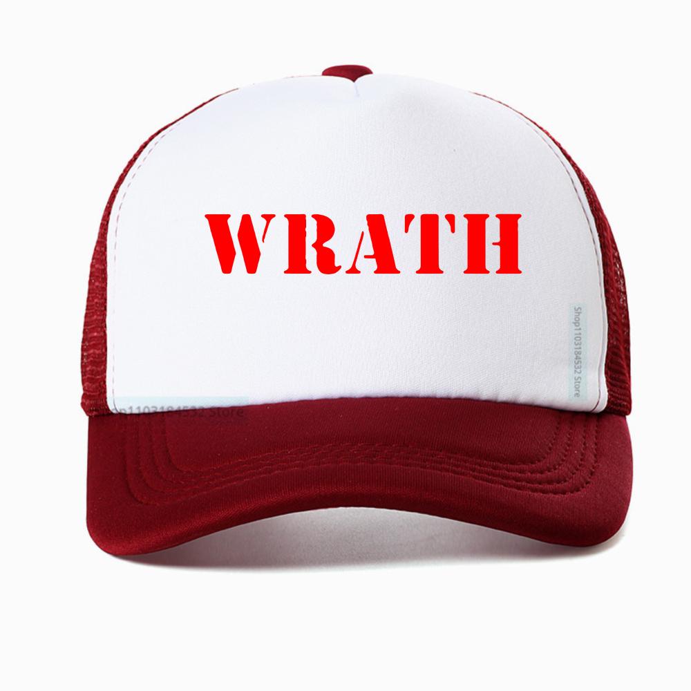 Limited Wrath Natural Selection Logo Design Graphic Baseball Cap Summer Fashion Streetwear Hipster Style Hat Mesh Trucker Hats