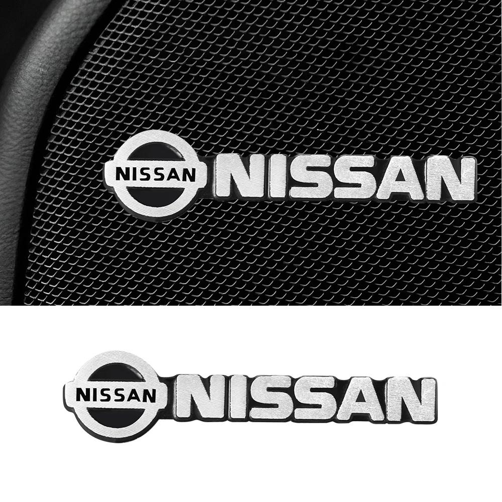 2/4Pc 3D Metal Car Speaker Audio Sticker Stereo Badge Sticker Car Accessories for Nissan X-trail Qashqai Leaf Juke Sentra Altima