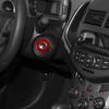 Red Carbon Fiber Interior Ignition Button Cover Trim For Chevrolet Sonic 2012-16