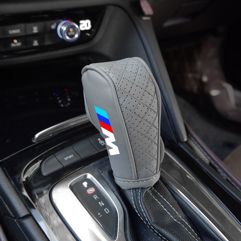 

PU Car Shift Handle Cover+Auto Non-slip Hand brake Cover For BMW M M3 Performance F20 F40 F22 F30 E90 F32 F06 F07 F46 E60 M5