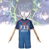 Blue Lock Cosplay Atletisch Korte Mouw Wedstrijdshirt Rin Itoshi Middelbare School Sportset Shido Ryusei Anime Outfit Voor Spel Rollenspel