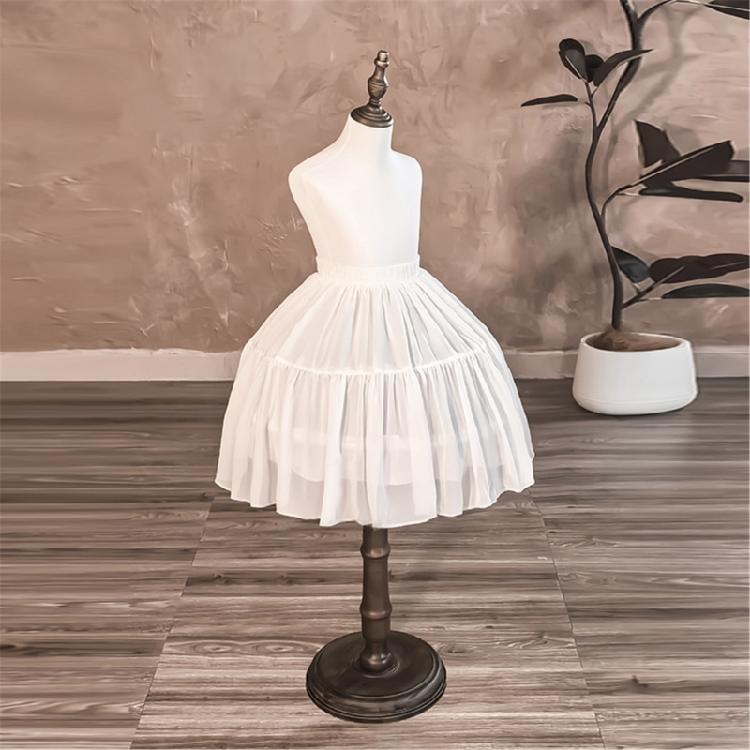 Girls Formal Dress Hoop Slip Breathable Flexible Steel Support Layer For Pageants Photoshoots Event