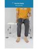 Elderly & Pregnant Shower Chair with Handrail: Adjustable Height, Long Seat for Bathtub Use