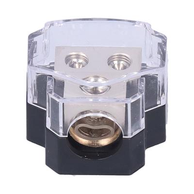 1 Giriş 2 Çıkış Güç Dağıtım Bloğu Sigorta Tutucu 60A Araba Kamyon Tekne RV için