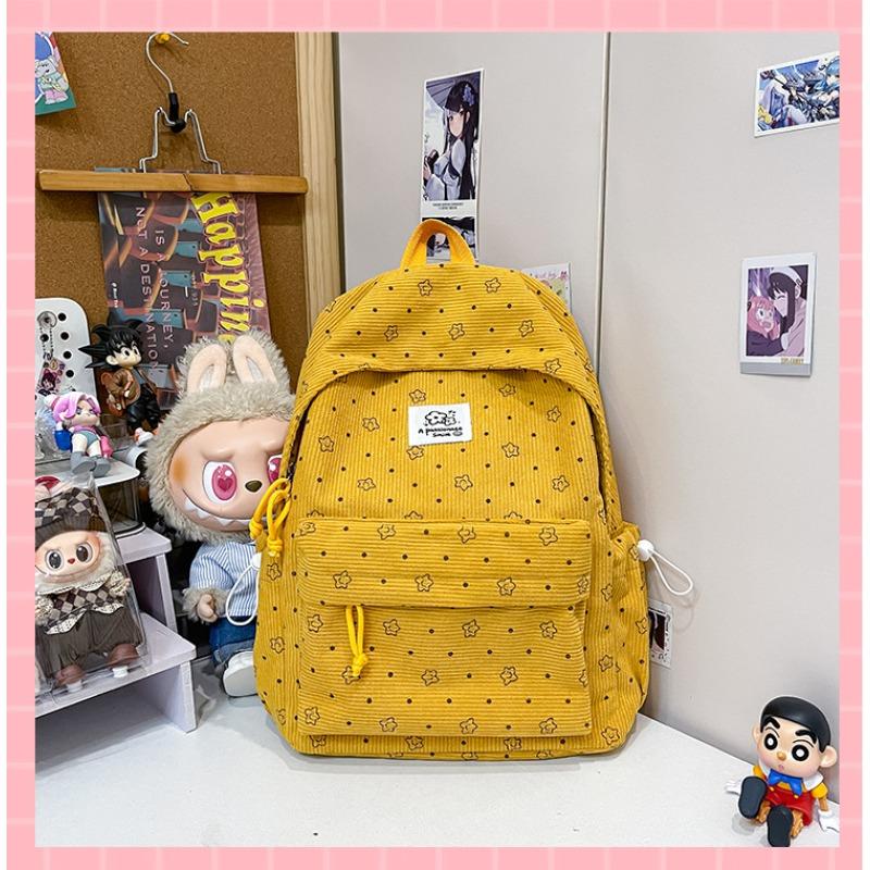 New Mori small fresh backpack Korean ins junior high school student schoolbag polka dot girl student backpack