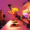 Nanoleaf Shapes Black Mini Triangle Expansion Pack (10 Pieces) - Easy Installation, 16.8 Million Colors, RGBCW Multicolor, Smart Light, Gaming Light
