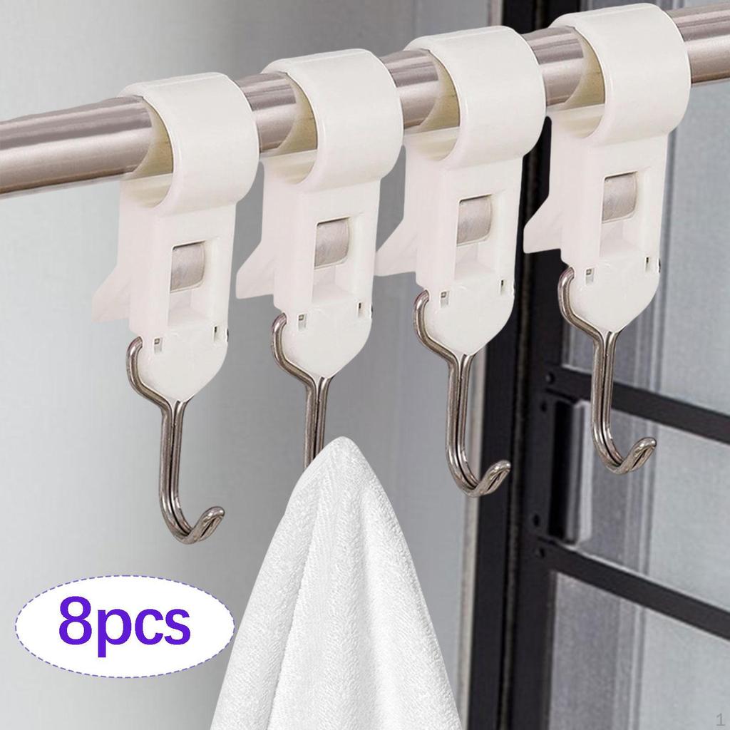 Closet Organizer Hooks Home Storage Bedroom Sturdy Compact Wardrobe Hanger Utility for