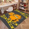 Tapete Estampado Garfield, Carpete de Chão Lavável, Para Entrada Quarto de Estudante Lavanderia Escritório Estudo, Decoração de Casa Presente de Aniversário Natal