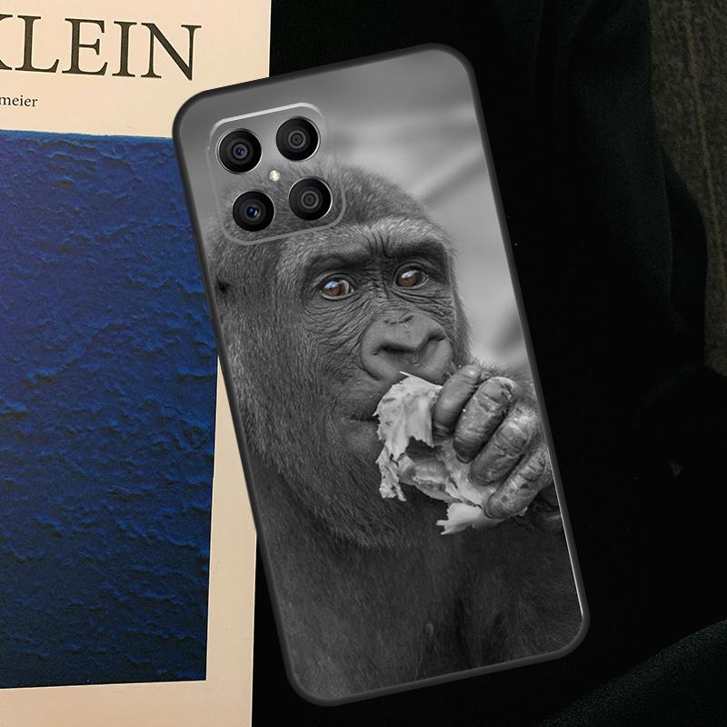 Affe Gorilla Menschenaffe Baby Hülle Für Honor 200 Lite Magic 7 5 6 Pro Honor X9c X9b X9a X8b X8a X8 X9 50 70 90 Hülle