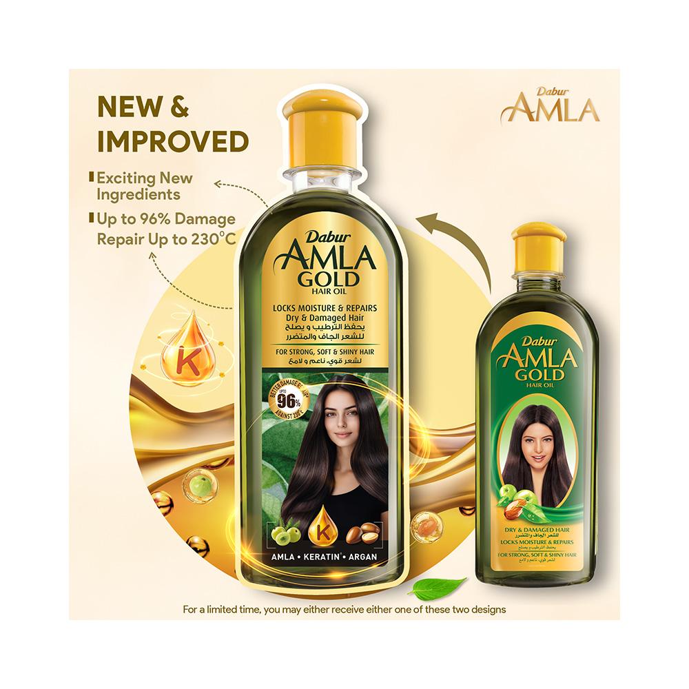 Amla Gold Hair Oil 200 ml Amla - Keratin - Argan for strong, soft and shiny hair