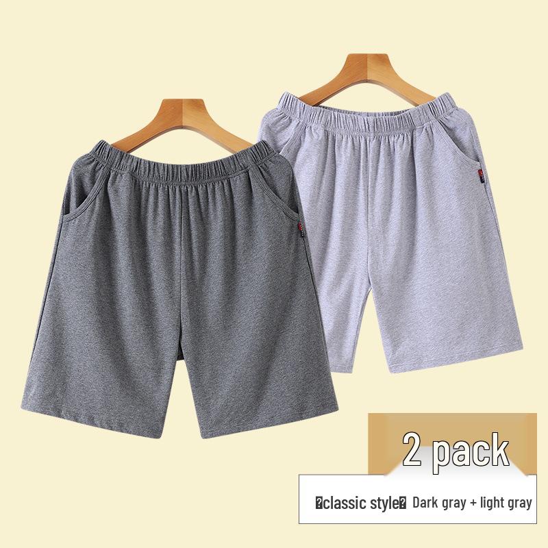 Men's Plus Size Cotton Summer Pajama Shorts - Casual & Lightweight Home Wear