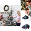 Adorable Moodeng Christmas Hippo Ornament Cartoon Resin Tree Decoration Gift