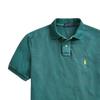 Polo Ralph Lauren Solid Color Pony Embroidered Casual Short Sleeve Polo Shirt Men tops Green 710670136-045