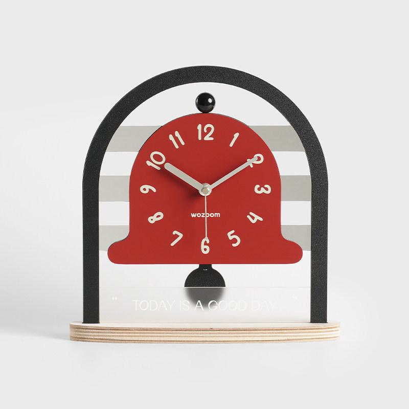 

Mandelda Creative Living Room Clock - Home & TV Cabinet Decor Ornament
