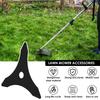 Brush Cutter Trimmer Blade Kit 2 Tooth Replacement for most straight axis trimming machines with 1 inch or 20 mm spindles