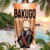 Bakugou Fashion Beach Towel: Ideal for Summer Adventures Soft, absorbent and quick drying suitable for swimming and bathing