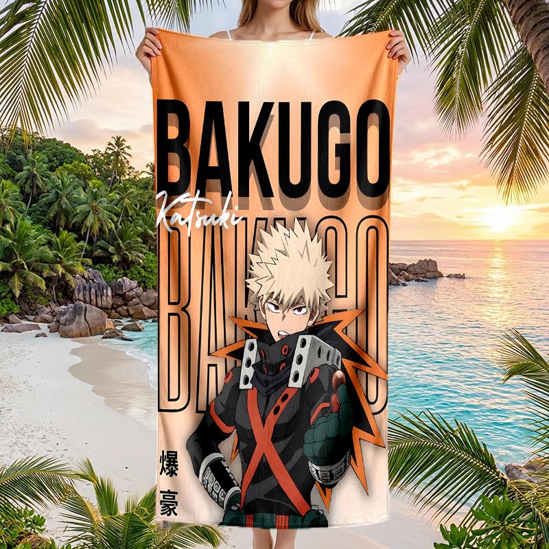 Bakugou Fashion Beach Towel: Ideal for Summer Adventures Soft, absorbent and quick drying suitable for swimming and bathing