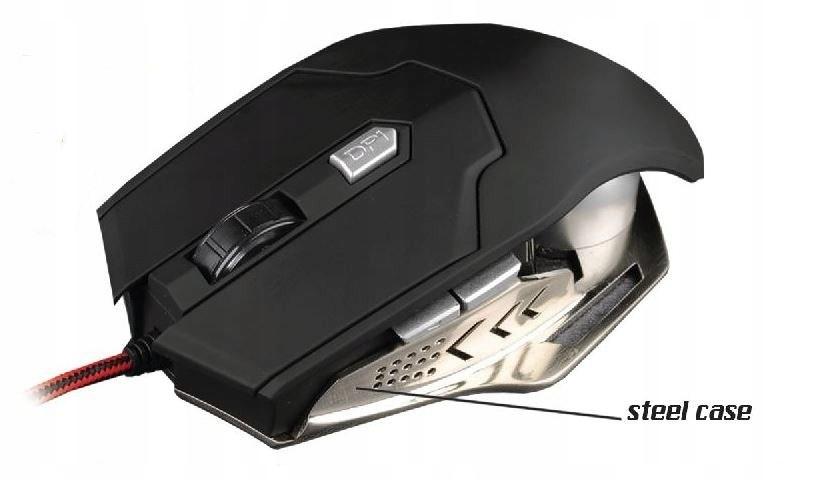 Mysz przewodowa Rebeltec FALCON optyczna Gaming USB czarna