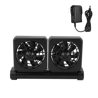 Mini Doppelkopf Einstellbarer Aquarium Kühlventilator Einhängekühler