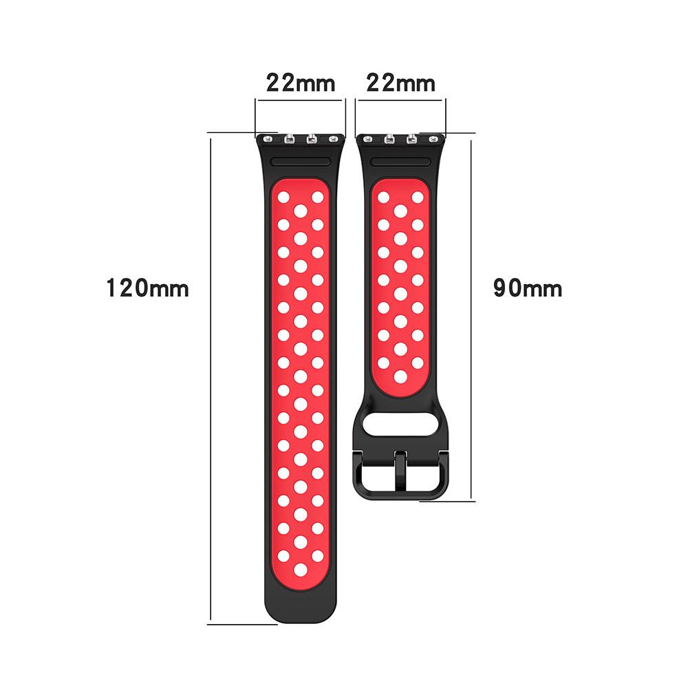 Silicone Strap For Samsung Galaxy Fit 3 Smart Watch Two-Color Replacement Bracelet Wristband For Samsung Galaxy Fit3 Accessories