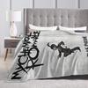 My Chemical Romance Band Blankets Flannel The Black Parade Album Soft Throw Blanket for Car Sofa Couch Bedspread
