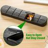 Weekly Pill Case Portable 7 Days Medicine Tablet Box Travel Drugs Storage Organizer Vitamin Fish Oil Compartments Packaging Case