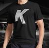 Zildjian K Logo, White Ink Active T-Shirt Funny Logo American T-shirt S To 5XL