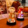 Eternal Flower Night Light, Charged Acrylic Cover, Roses, Gifts for Girlfriends and Children
