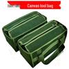 Durable Canvas Electrician's Tool Bag with Zipper for Auto Repair